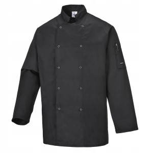 Bluza Kucharska Szefa Kuchni Długi Rękaw Napy C833 Suffolk Portwest