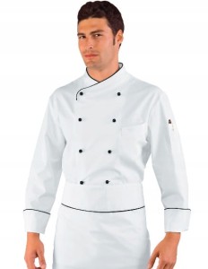 Bluza Kucharska Szefa Kuchni Satynowa 057401 Isacco
