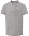 Koszulka Polo męska z krótkim rękawem JHK Szara