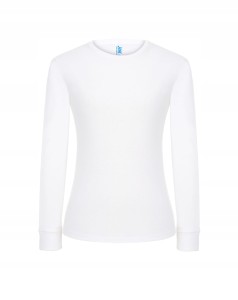 Koszulka Damska długi rękaw Premium biała