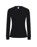 Koszulka Damska Z Długim Rękawem Premium Czarna