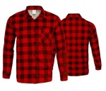 Koszula Flanelowa Robocza Red 100% BaweŁna