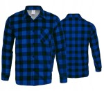 Koszula Flanelowa Robocza Blue 100% BaweŁna