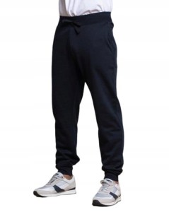 Spodnie Dresowe Jogger Męskie Jhk Cuff Granat