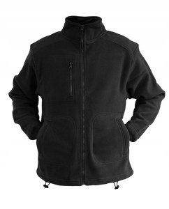 CiepŁy Polar MĘski Bluza Polarowa 330g Czarny