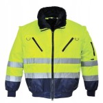 Kurtka Ostrzegawcza Ocieplana Zimowa 3w1 Pj50