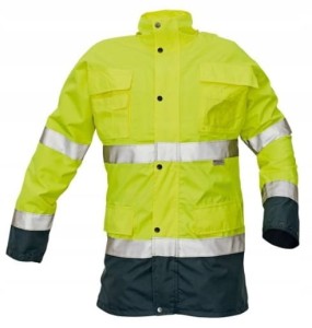 Kurtka Zimowa Ocieplana Hi-vis Cerva Malabar 2w1