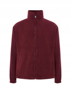 Bluza Polarowa Męska Ciepła Bordowa Jhk 300g
