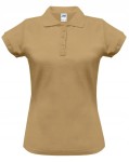 Koszulka Polo Damska Polówka Kr. RĘkaw Jhk Sand