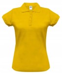 Koszulka Polo Damska Polówka Kr. RĘkaw Jhk Gold