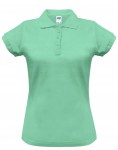 Koszulka Polo Damska Polówka Jhk Miętowa