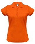 Koszulka Polo Damska Polówka Jhk Pomarańczowa
