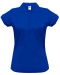 Koszulka Polo damska z krótkim rękawem JHK Blue