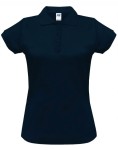 Koszulka Polo damska z krótkim rękawem JHK Navy