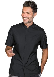 Bluza Kucharska Szefa Kuchni Bradford 058731m Czarna Isacco