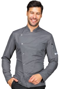 Bluza Kucharska Szefa Kuchni Belfast 057288 Szara Isacco