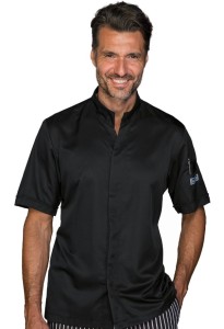 Bluza Kucharska Szefa Kuchni Sincler 058881m Czarna Isacco