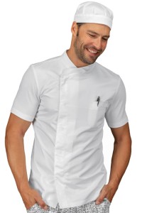 Bluza Kucharska Szefa Kuchni Franklin 059130m BiaŁa Isacco