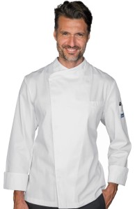 Bluza Kucharska Szefa Kuchni Osaka 058900 BiaŁa Isacco