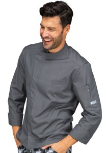 Bluza Kucharska Szefa Kuchni Bilbao 059312 Szara Isacco