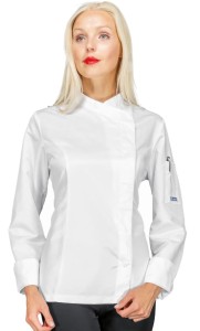 Bluza Kucharska Damska Szefa Kuchni Alaska 057808 BiaŁa Isacco