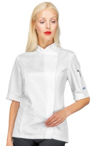 Bluza Kucharska Damska Szefa Kuchni Alaska 057808m BiaŁa Isacco