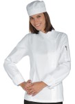 Bluza Kucharska Damska Szefa Kuchni Lady Snaps  057750 BiaŁa Isacco