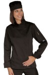 Bluza Kucharska Damska Szefa Kuchni Lady Chef Jacket 057701 Czarna Isacco
