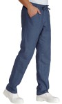 Spodnie Kucharskie Jeansowe 044667 Niebieskie Isacco