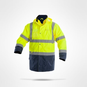 Kurtka Długa Ocieplana 5 W 1 Drogowiec Winter