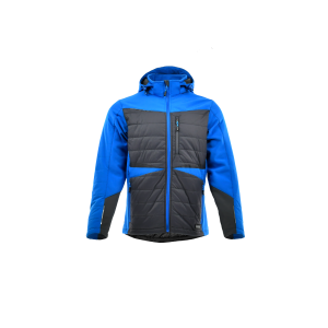 Kurtka Hybrydowa Robocza Comfort Winter niebiesko-czarna