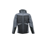 Kurtka Hybrydowa Robocza Comfort Winter Szaro-czarna