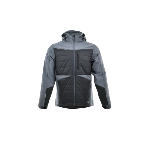 Kurtka Hybrydowa Robocza Comfort Winter Szaro-czarna
