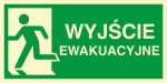 Znak Ewakuacyjny - Kierunek Do Wyjścia Ewakuacyjnego - W Lewo - Ac 100 Ce Ps