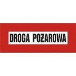 Znak Przeciwpożarowy - Droga Pożarowa - Bc 109 Br Pn