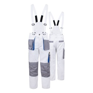 Spodnie Do Pasa Proman Dual Cotton 250 BiaŁe Procera