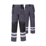 Spodnie Robocze Do Pasa Promonter Cotton 250 Szare Procera