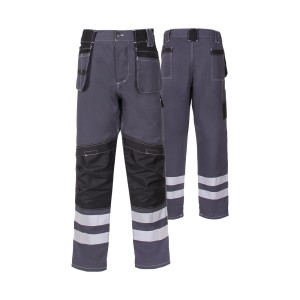 Spodnie Robocze Do Pasa Promonter Cotton 250 Szare Procera