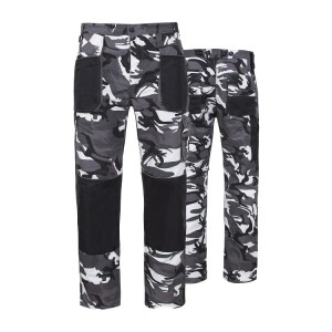 Spodnie Robocze Do Pasa Protac Camo Gray Procera