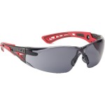 Okulary Ochronne Bolle Rush (przyciemniane) Black/red