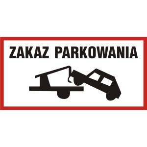 Znak - Zakaz Parkowania - Sa038 Ec Pn Procera