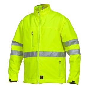 Softshell Kurtka Hv Ostrzegawcza Żółta Procera