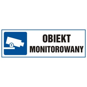 Znak Obiekt Monitorowany - Ta 002 Bl Pn Procera