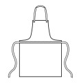 Fartuch Roboczy Gastronomiczny Woskowany 70x90cm 091000 Isacco