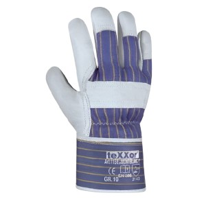 Rękawice ochronne wzmocnione skóra bydlęcą Texxor 1158 Asatex