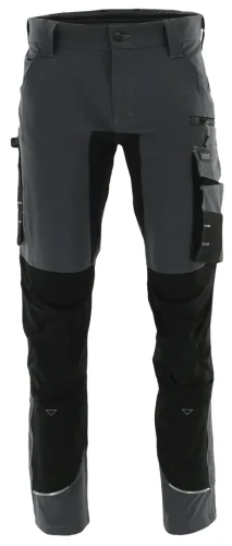 Spodnie do pasa ochronne robocze motionflex comfort Sara ciemnoszare