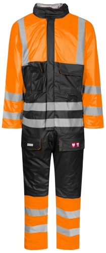 Kombinezon zimowy ognioodporny antystatyczny ostrzegawczy HI-VIS FR-LR33-05/03 Lyngsoe pomarańczowy
