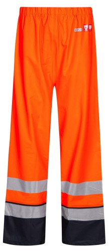 Spodnie robocze do pasa wodoochronne ostrzegawcze ognioodporne HI-VIS Fr-LR3052-05/03 Lyngsoe
