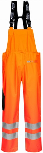 Spodnie robocze ogrodniczki wodoochronne ostrzegawcze ognioodporne HI-VIS FR-LR259-05 Lyngsoe