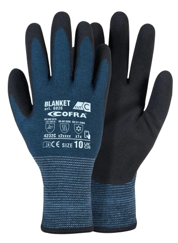 Rękawice Ochronne Antyprzecięciowe Ocieplane G026 Blanket Cofra